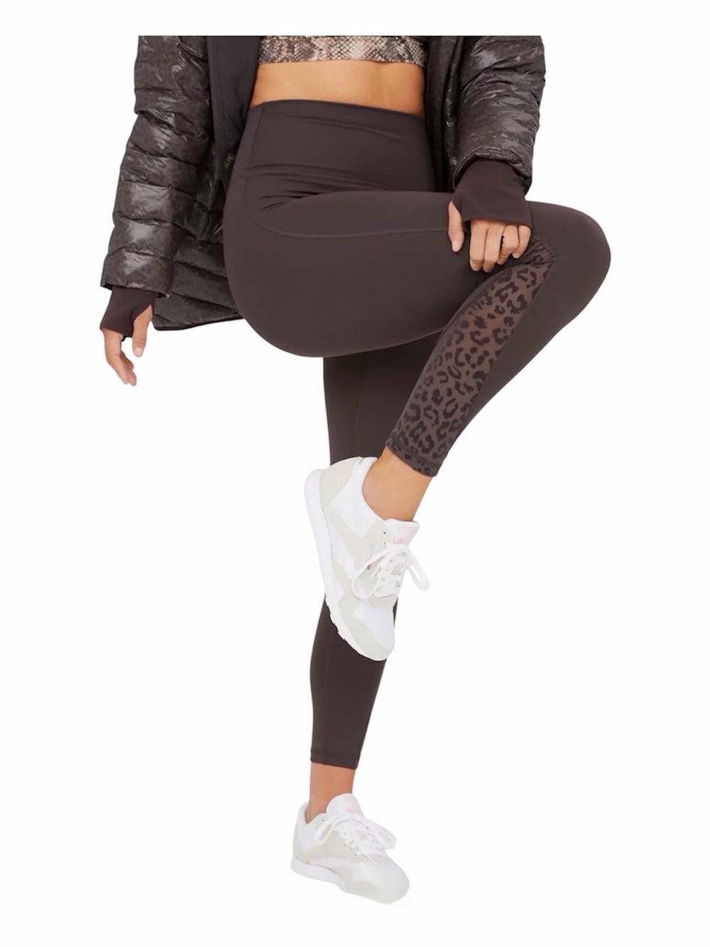 OFFLINE by Aerie High-Rise 7/8 Leggings – Espresso Mist